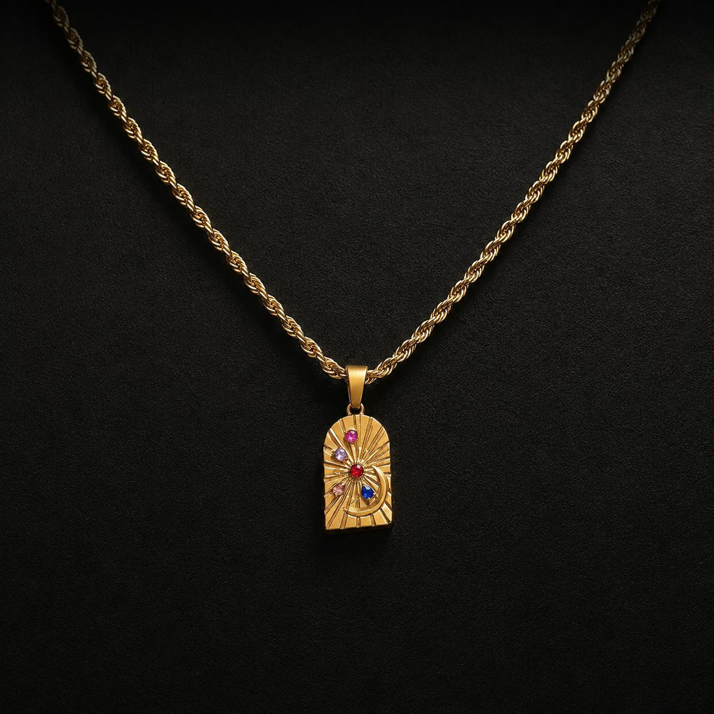 Celestial Rays Pendant Necklace