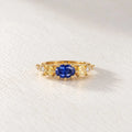 Blue Gemstone Ring of Too Dramatic