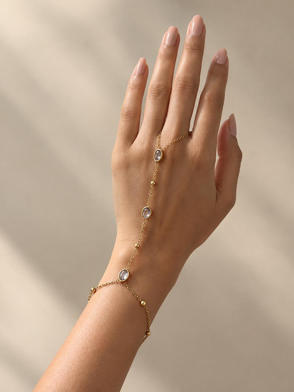 Crystal Vine Hand Chain