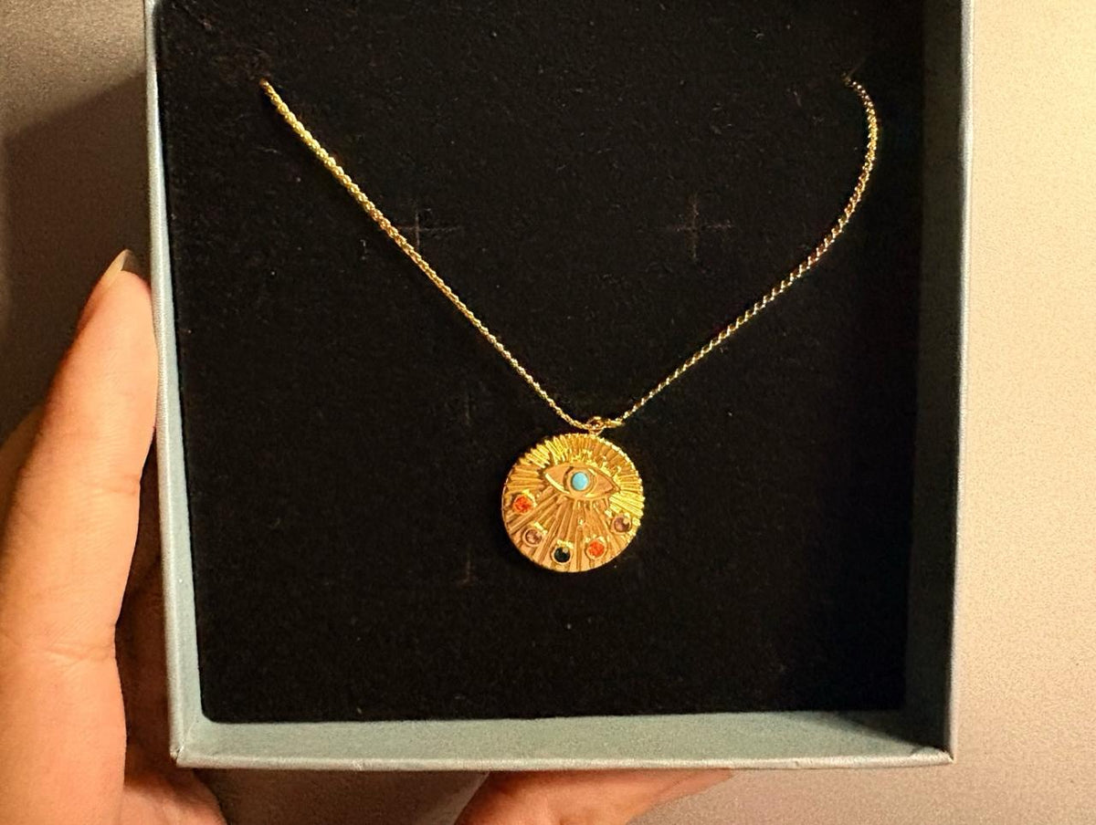 Celestial Eye Pendant Necklace