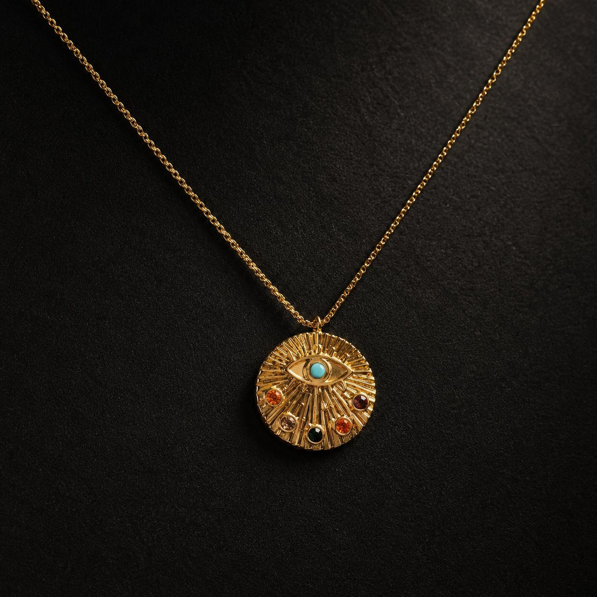 Celestial Eye Pendant Necklace