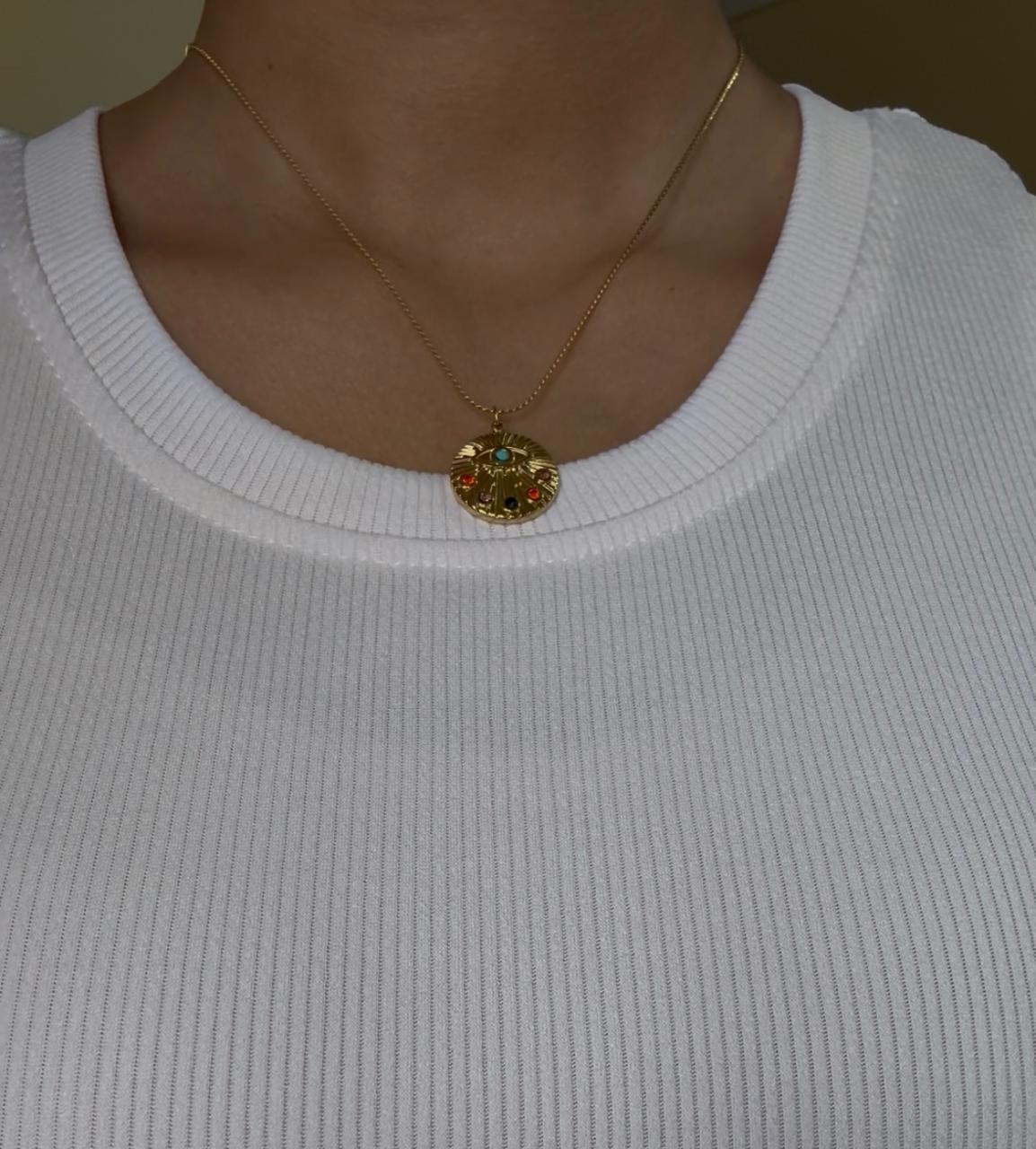 Celestial Eye Pendant Necklace