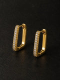 Crystal Bar Hoops of Too Dramatic