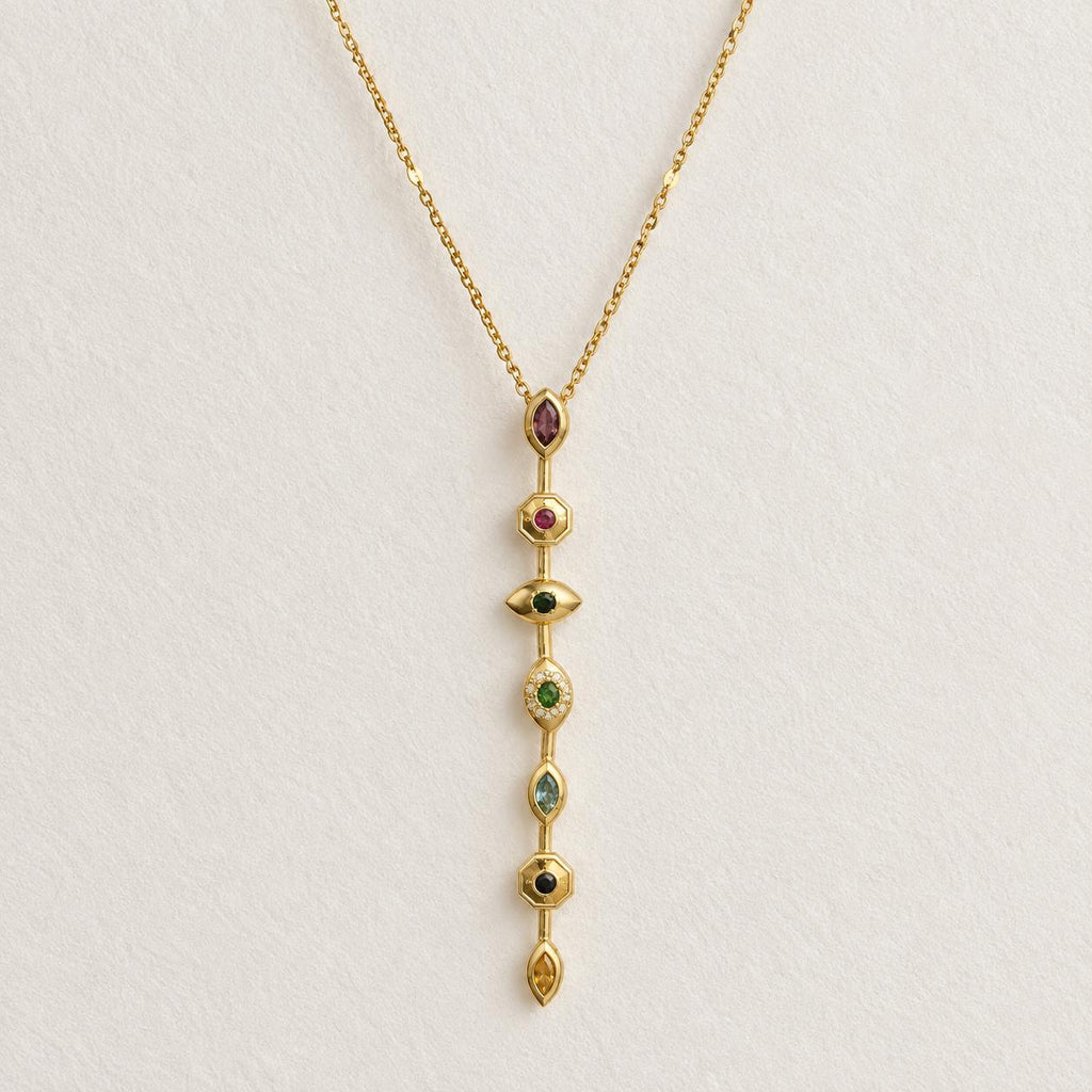 Multicolor Gemstone Necklace