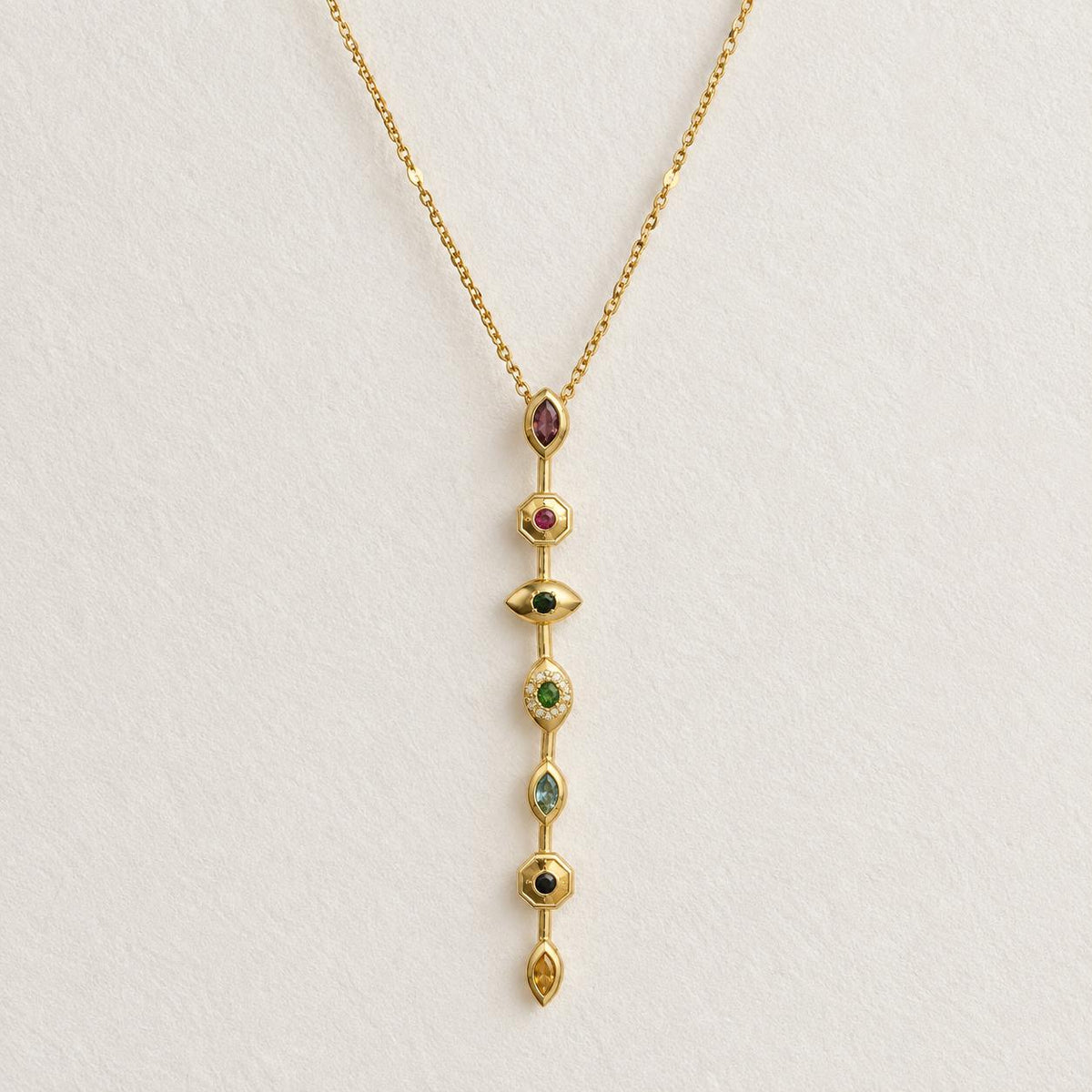 Multicolor Gemstone Necklace