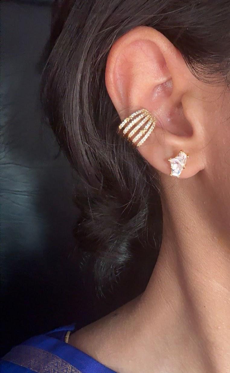 Celestial Crystal Ear Cuff