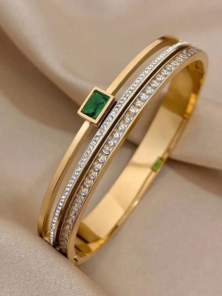 Emerald Luxe Cuff