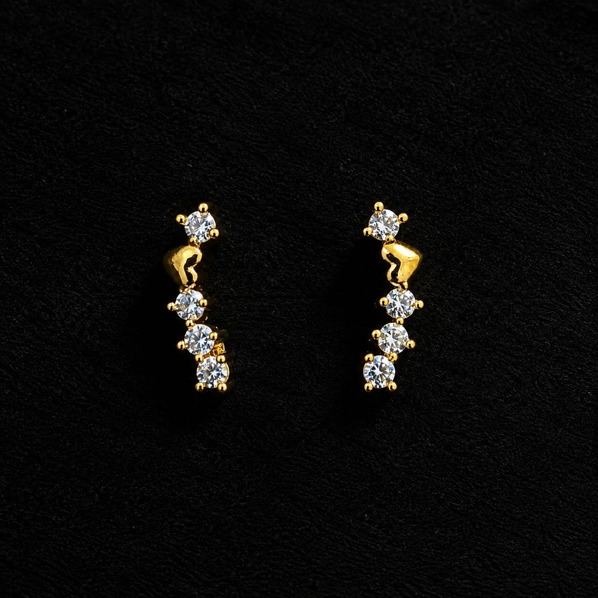 Celestial Curve Crystal Earrings