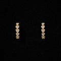 Heartline Crystal Drop Earrings