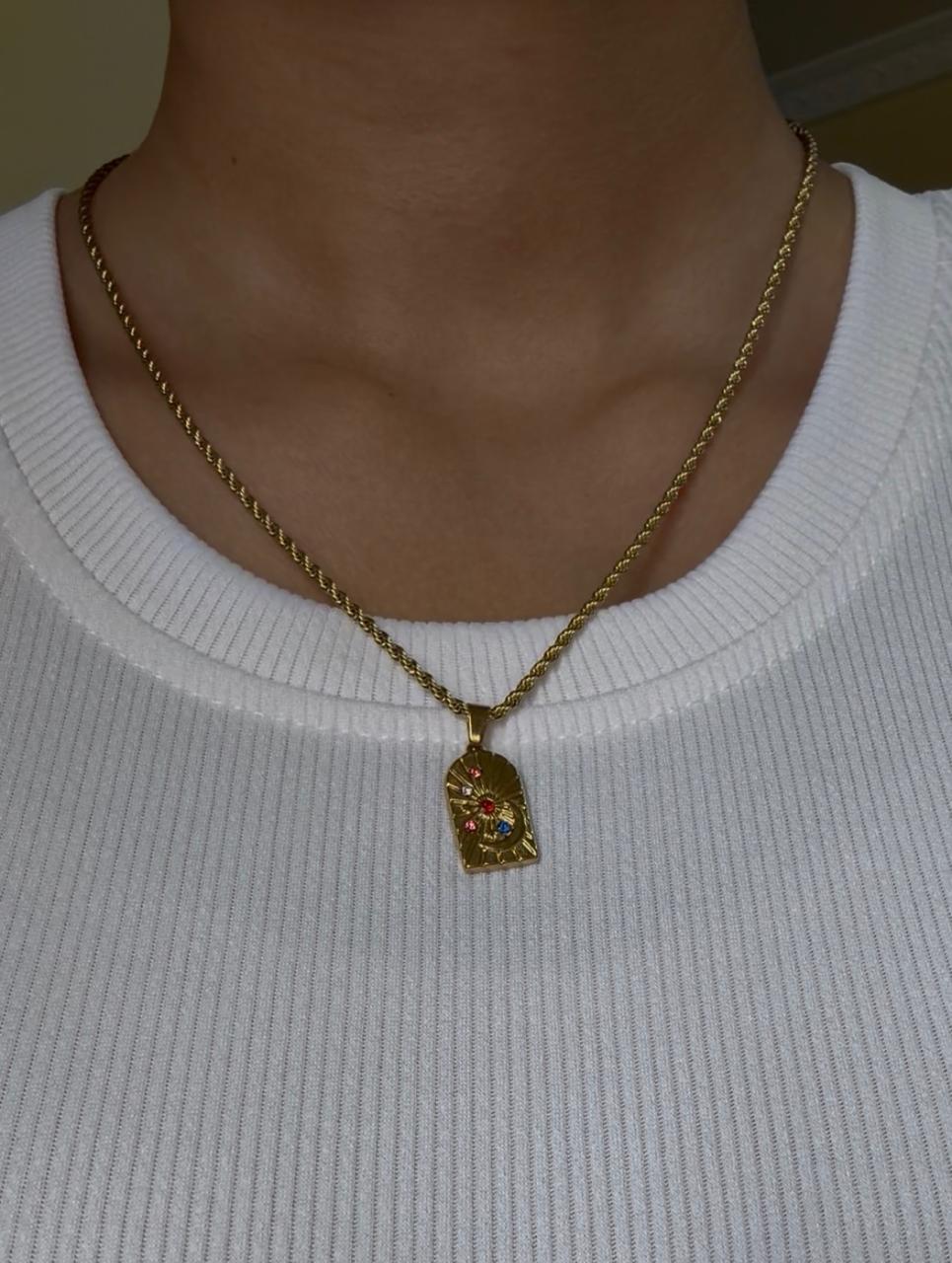 Celestial Rays Pendant Necklace