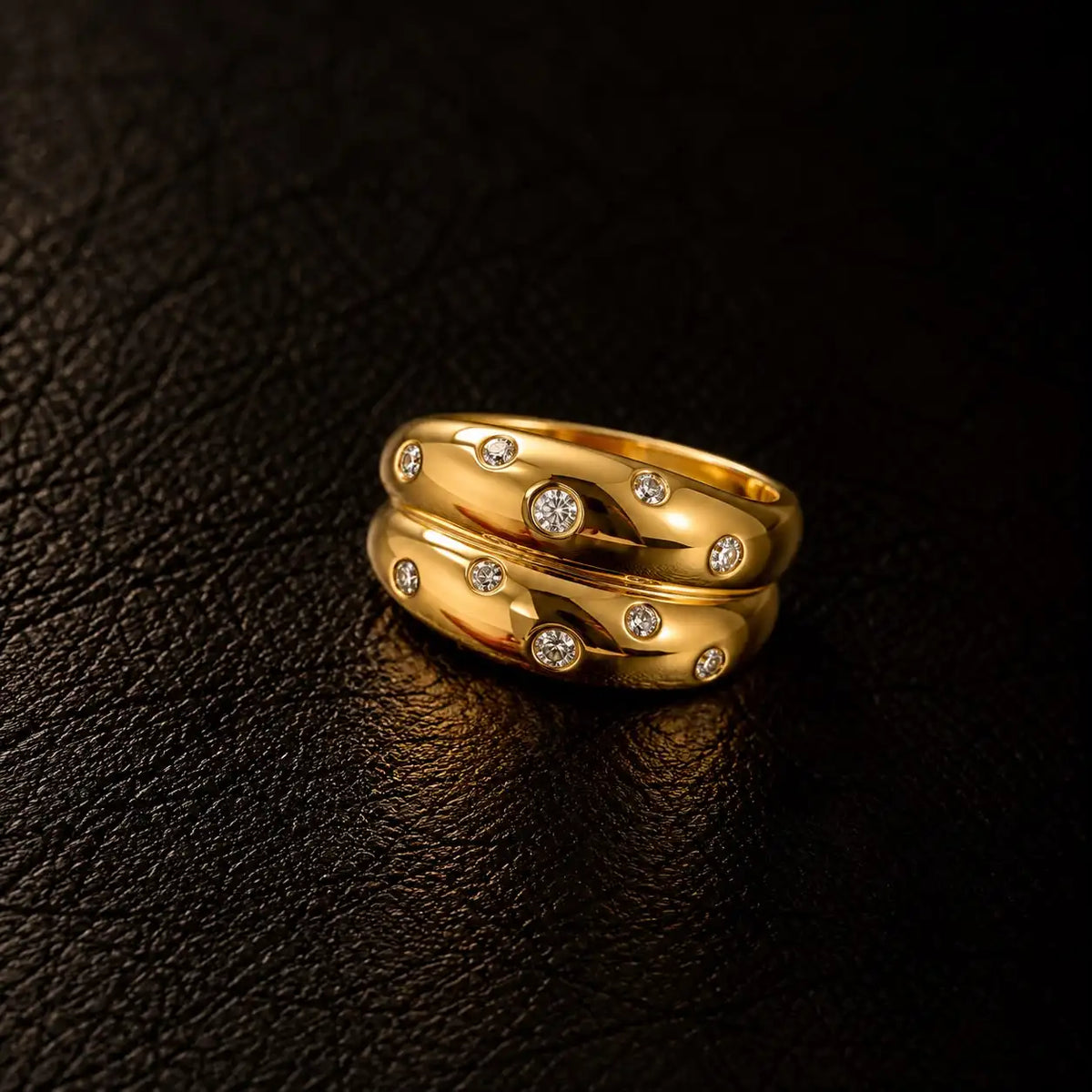 two stones rings